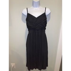 Black dress adjustable straps